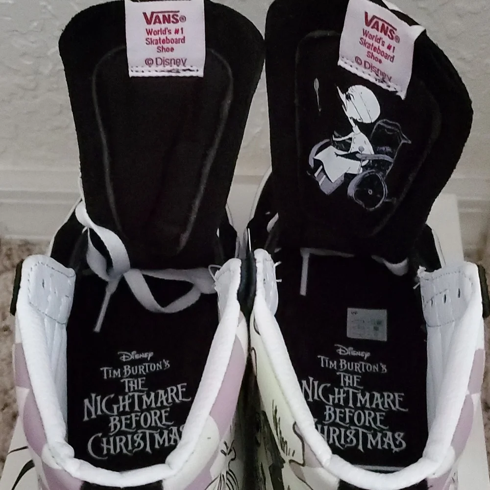 Vans Sk8-Hi Disney Nightmare Before Christmas Limited Edition Hard to Find - Picture 9 of 16